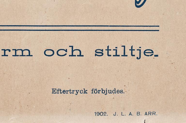 AFFISCH, 1902.