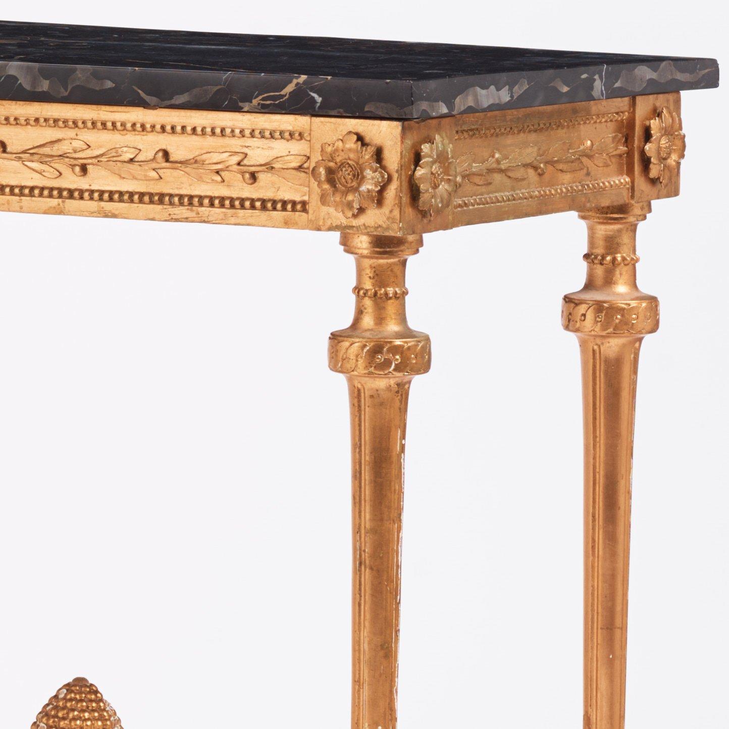 A pair of Gustavian console table.