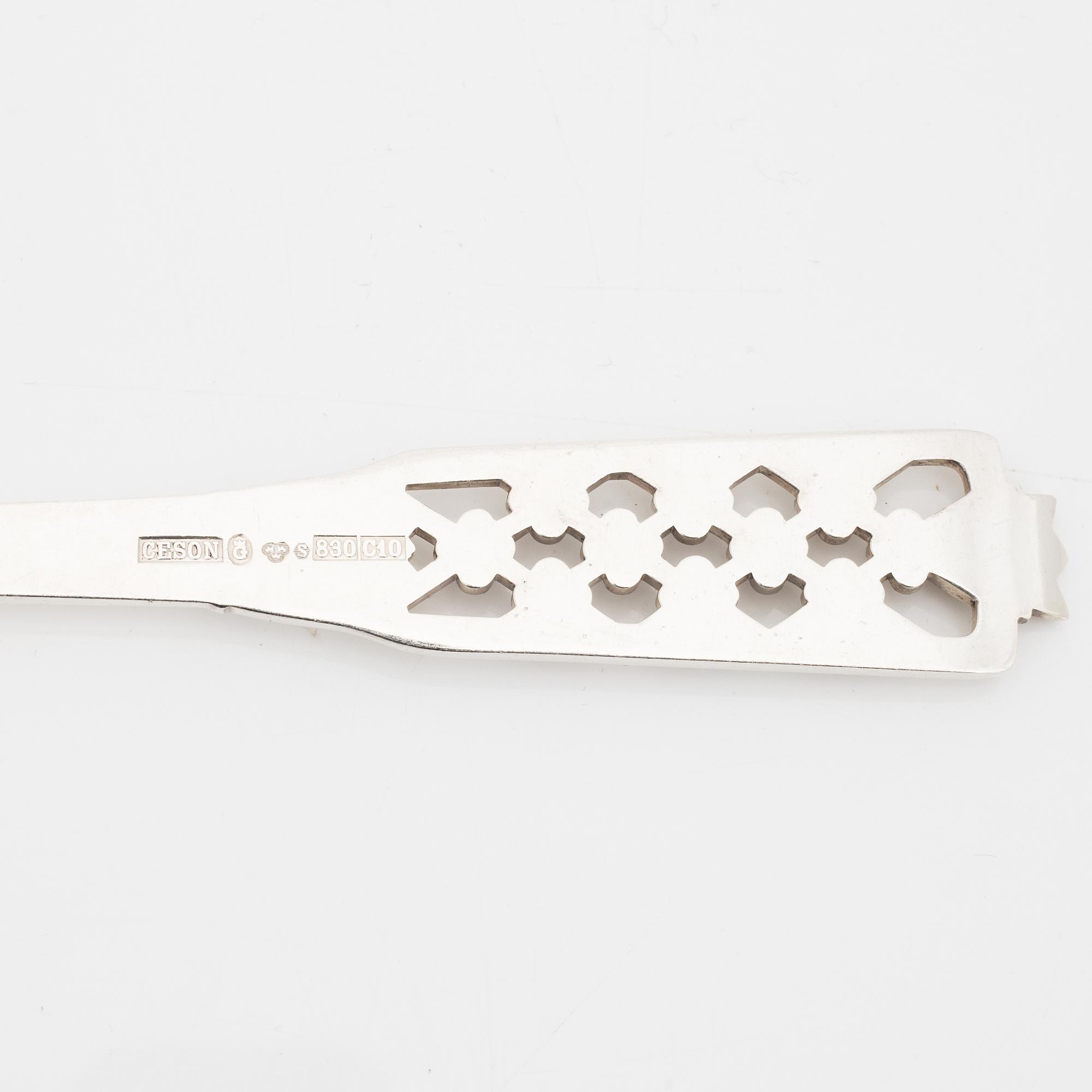 Bestickservis, 36 delar, silver, modell Princess, Ceson, Göteborg 1977.