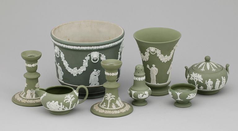 PARTI WEDGWOOD, 8 delar, 1900-talets första hälft.
