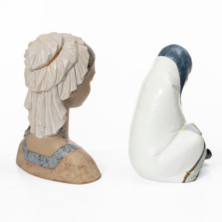 Lladró, figuriner, 2 st, Spanien.