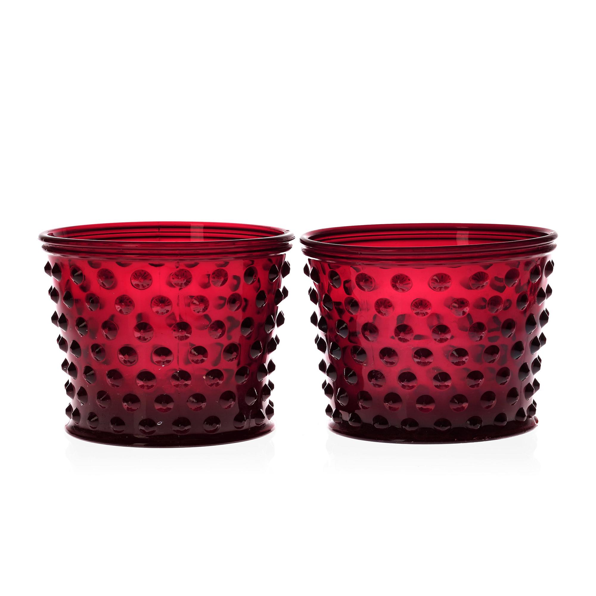 A pair of Josef Frank 'Hortus' cast glass jardinières, Reijmyre for Svenskt Tenn.