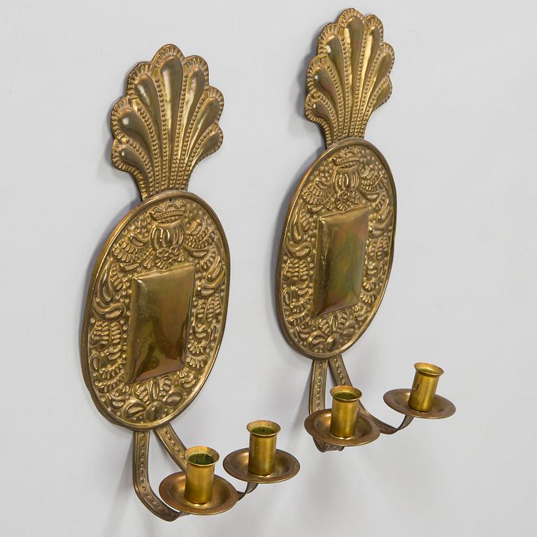 Paavo Tynell, lampettipari, malli MD 9, Taito 1930-luku.