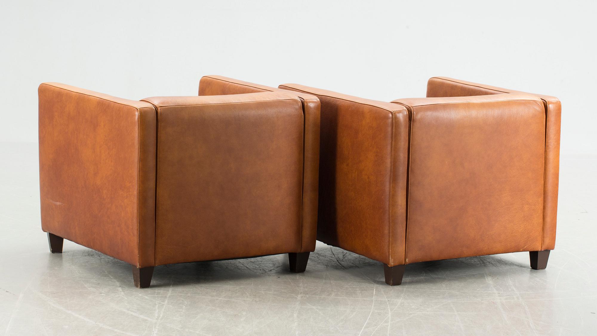 FÅTÖLJER, ett par, 1900-talets slut.