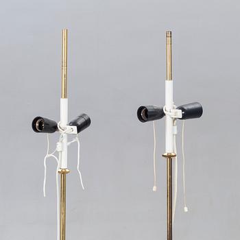 Hans-Agne Jakobsson, Markaryd, floor lamps, a pair, Model G 89.