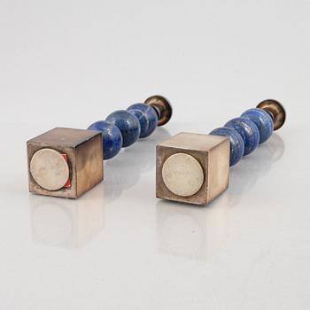 Sigurd Persson, candlesticks, a pair, "Three Balls", Svenskt Tenn.