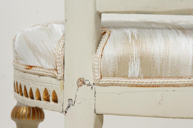 STOLAR, 2 st, gustavianska, trol Lindome. 1700/1800-tal.