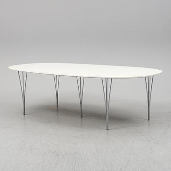 PIET HEIN & BRUNO MATHSSON, a 'Superellips dining table from MIAB/Fritz Hansen, 1982.
