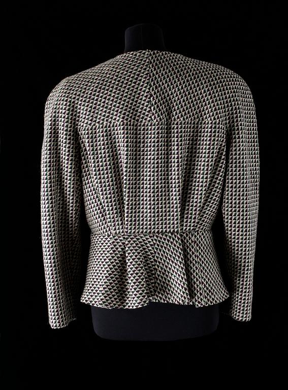 LANVIN, dräkt, 1980-tal.