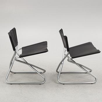Erik Magnussen, fåtöljer, ett par, "Z-down chairs", Torben Ørskov, Danmark, ca 1968.