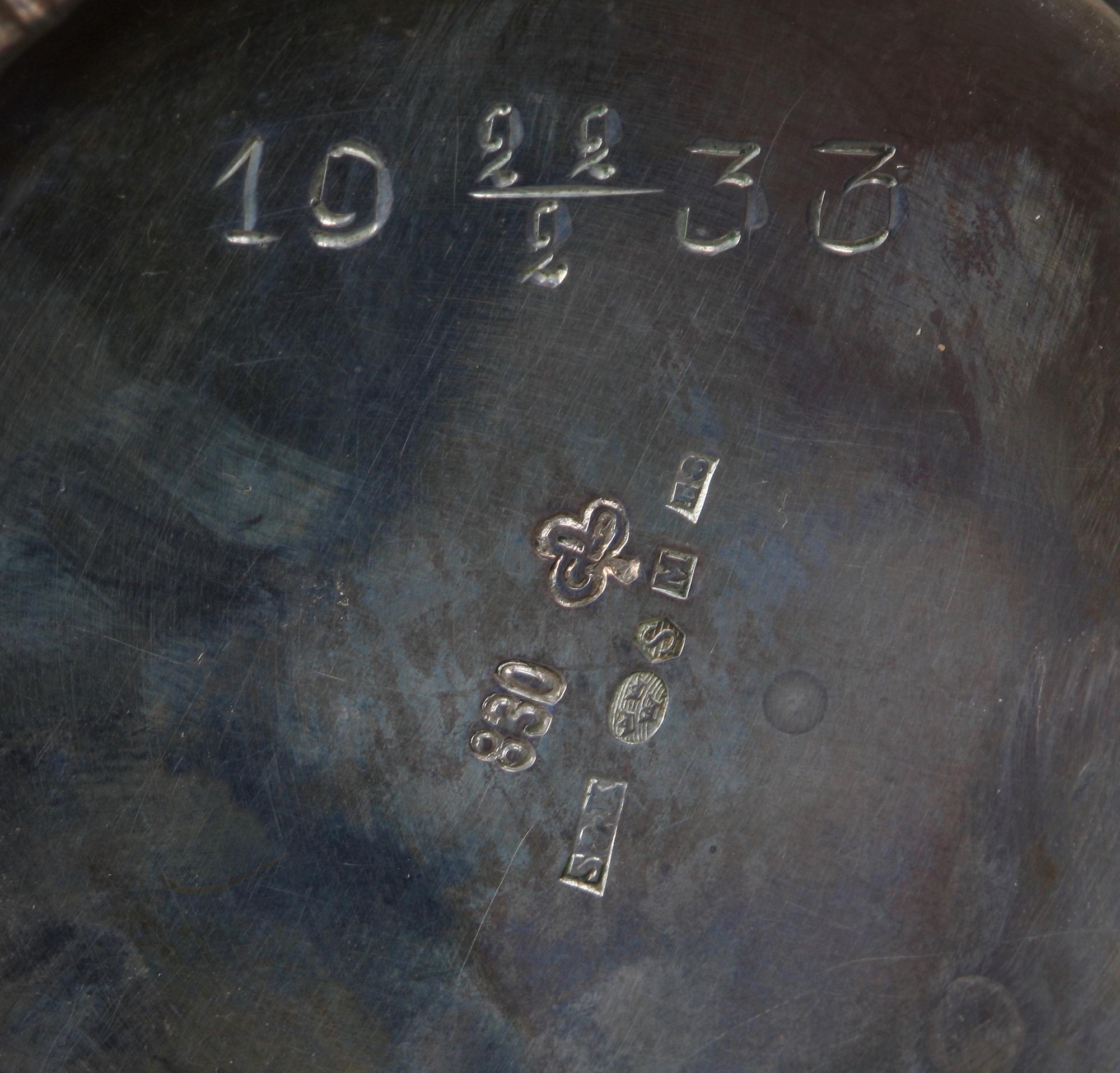 TESERVIS, 3 delar. Silver.