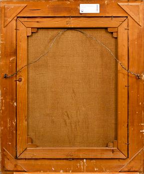 OKÄND KONSTNÄR, olja på duk, ej sign. 1900-talets första hälft.