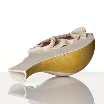 Wilhelm Kåge, a "Surrea" stoneware vase, Gustavsberg, 1940s.