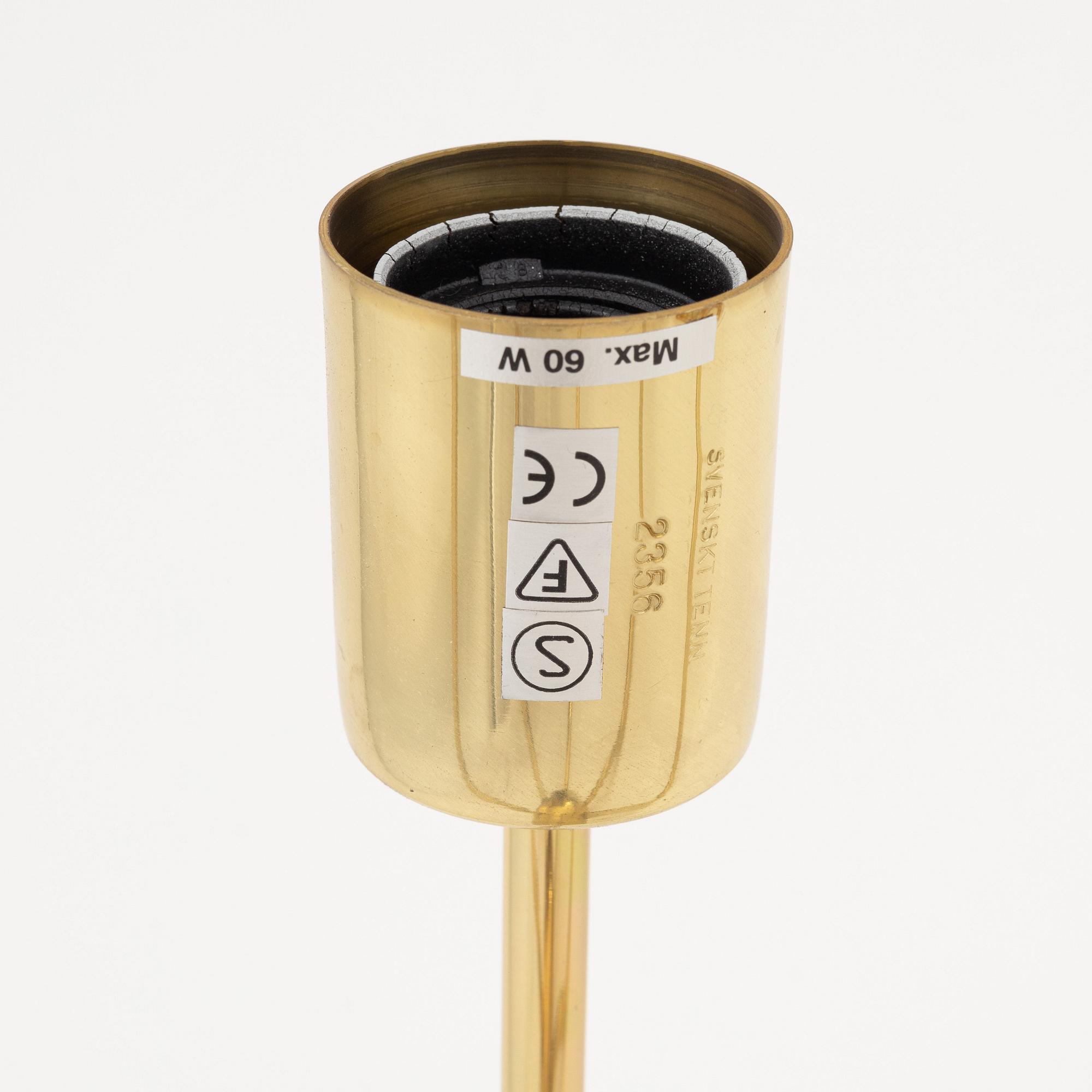 A model 2356 brass ceiling lamp by Josef Frank for Firma Svenskt Tenn.