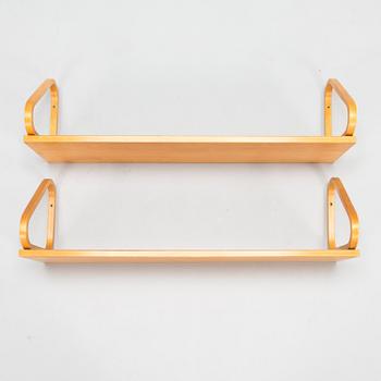 Alvar Aalto,  Two mid 20th Century '112B' shelves for Artek.