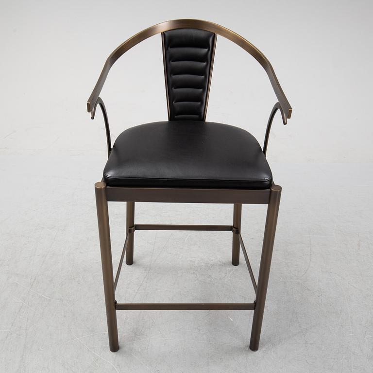A set of six bar stools/chairs, Promemoria Furniture, Italy, 21 st century.