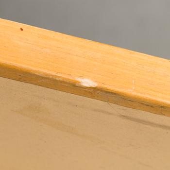 ALVAR AALTO, musta linoleum pöytälevy, 1960/1970-luku.