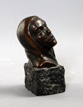 AXEL OLSSON, skulptur, brons, monogramsign.