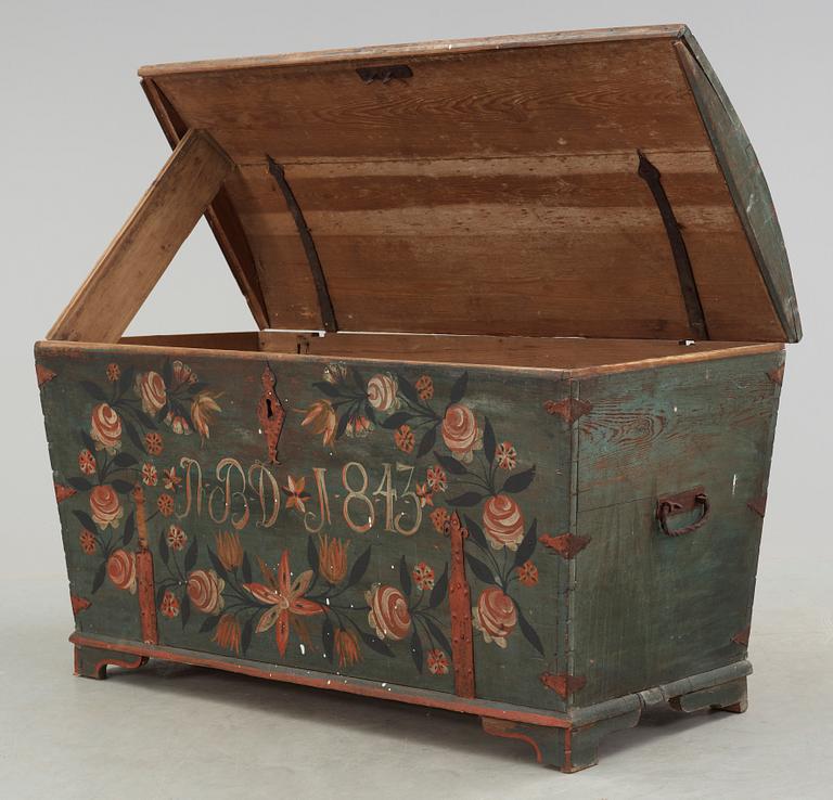 KISTA, allmoge, bär datering 1843.