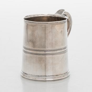 Mugg, sterlingsilver, Garrard & Co Ltd, Sheffield 1961.