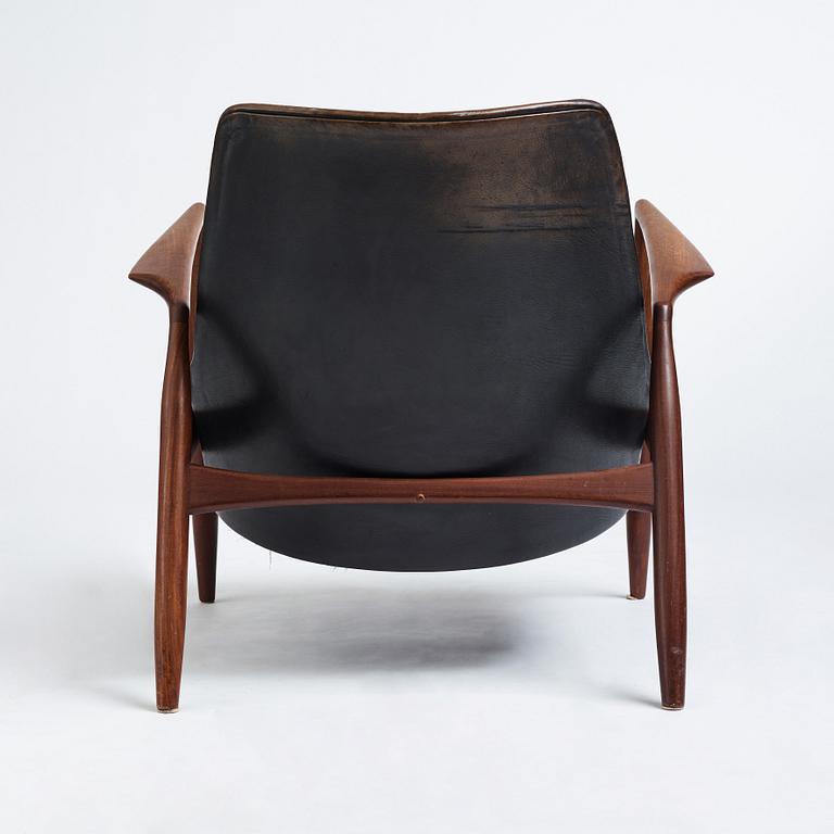 Ib Kofod-Larsen, fåtölj, "Sälen", Olof Perssons Fåtöljindustri (OPE), Jönköping, 1950-60-tal.