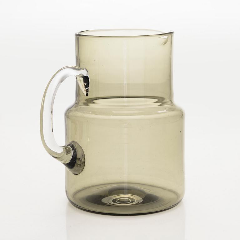 Saara Hopea, a 9-piece juice set, Nuutajärvi, Notsjö. Model designed in 1954.