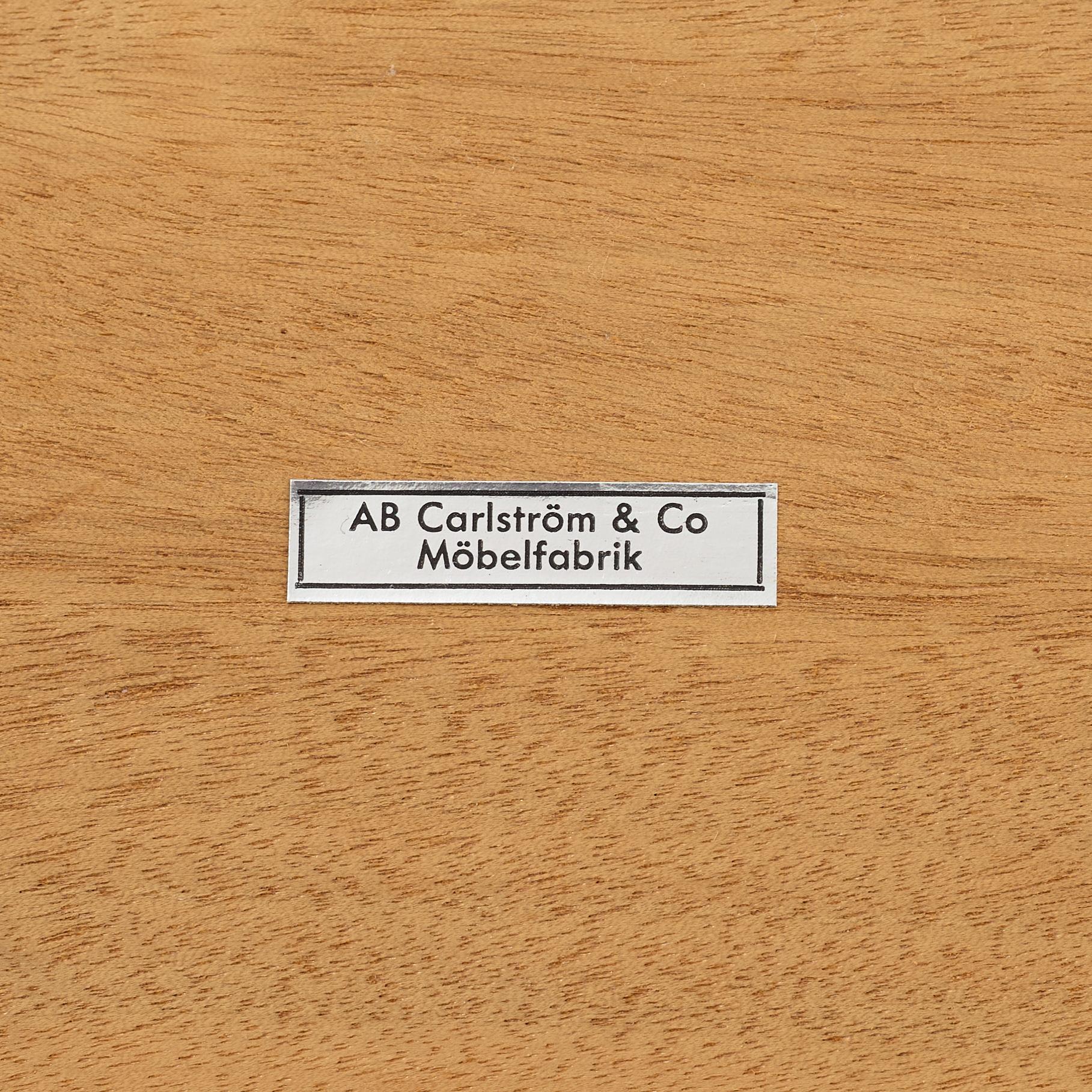 A pair of nightstands, AB Carlströms & co Möbelfabrik, second half of the 20th century.