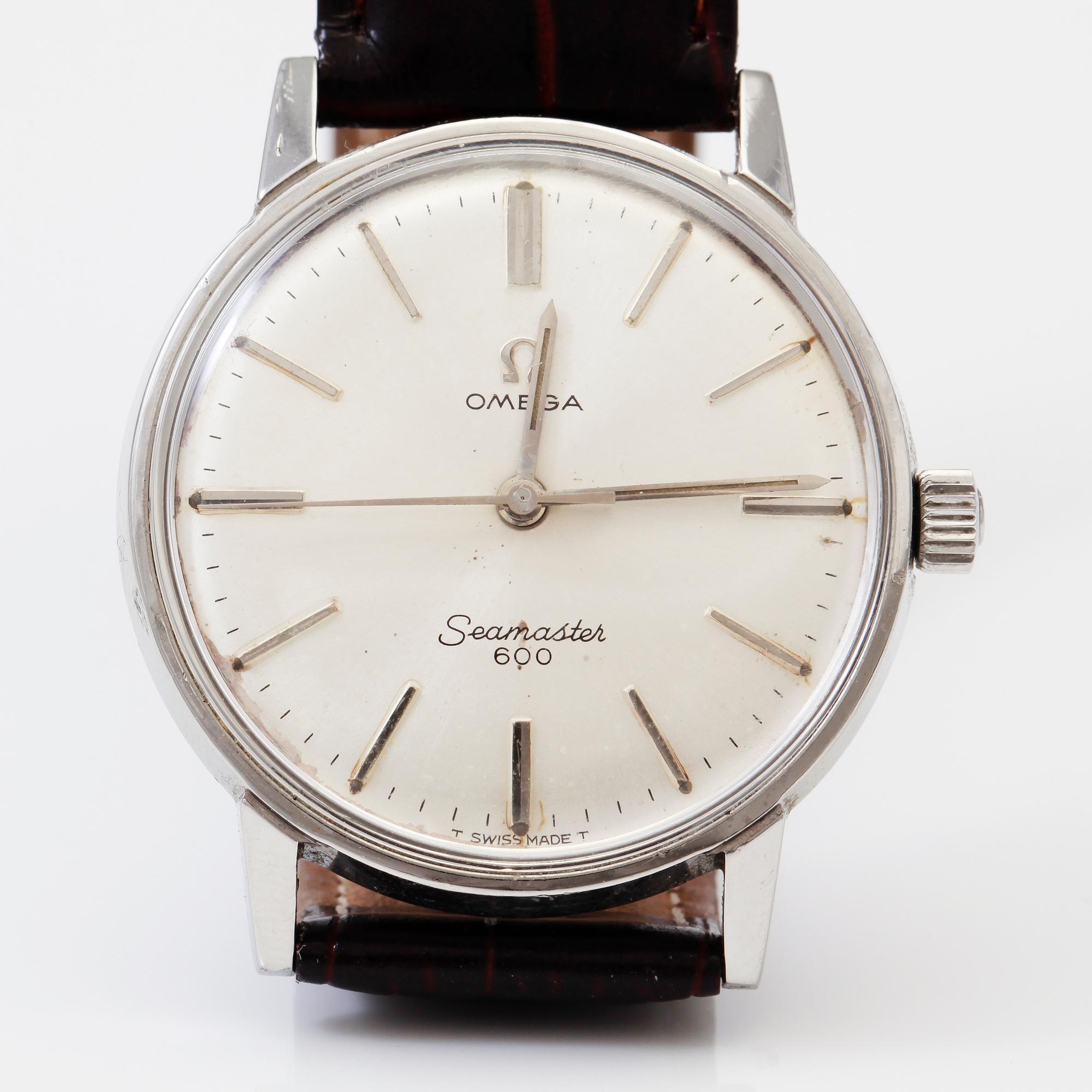 ARMBANDSUR, stål, Omega Seamaster 600.