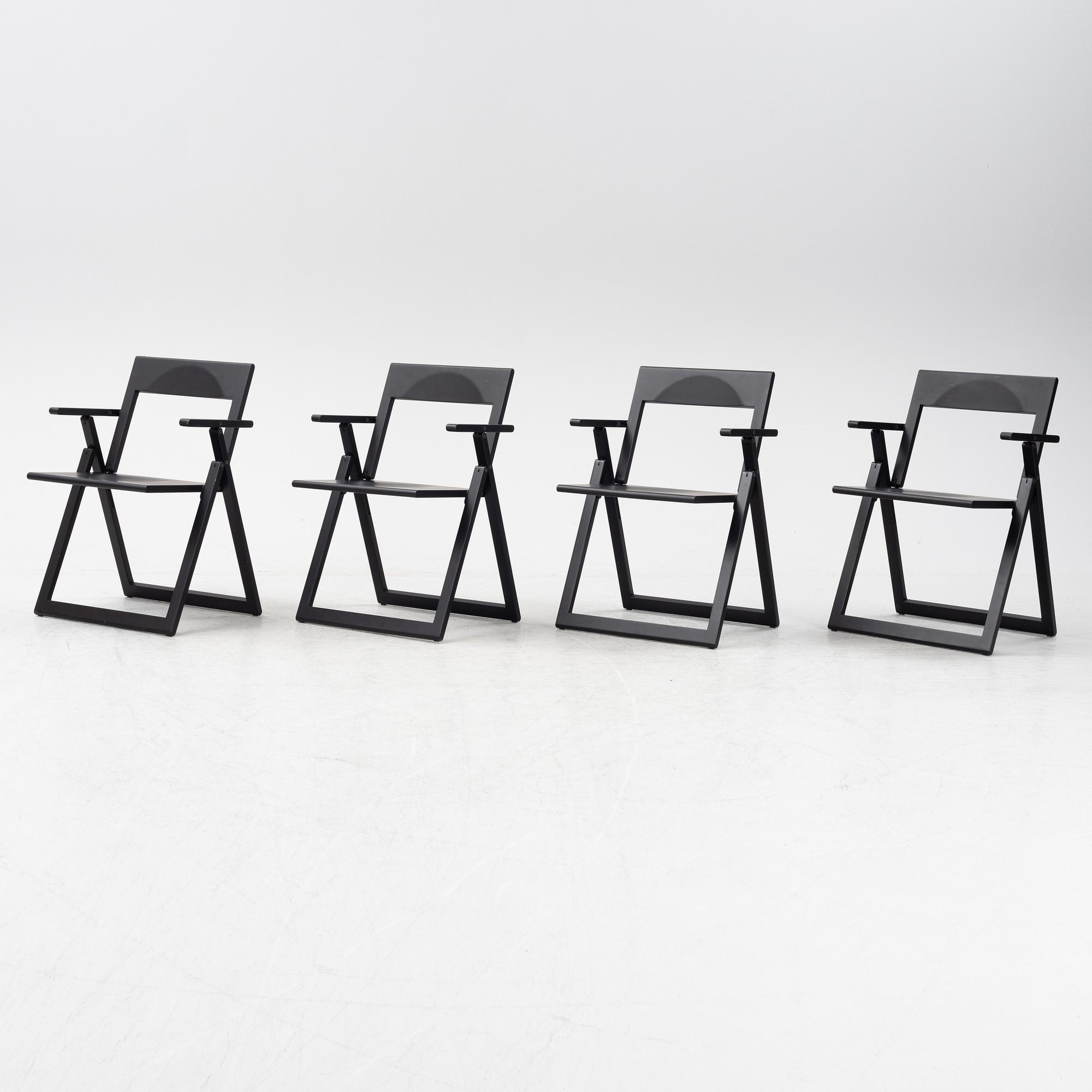 Marc Berthier, a set of four 'Aviva' chairs, Magis, Italy.