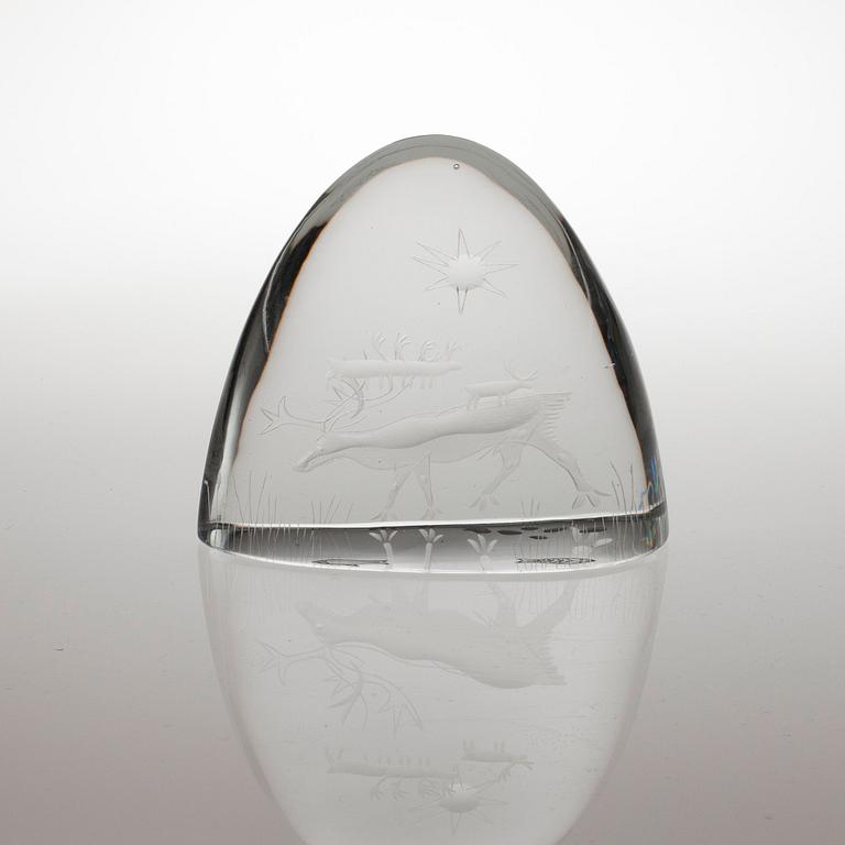 Tapio Wirkkala, TAPIO WIRKKALA, A GLASS SCULPTURE.
