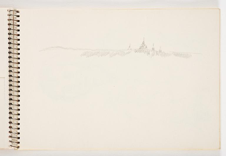 Lotte Laserstein, 3 skissböcker med blyertsteckningar.