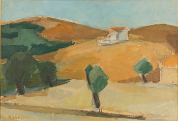 Gustav Rudberg, Southern Landscape.