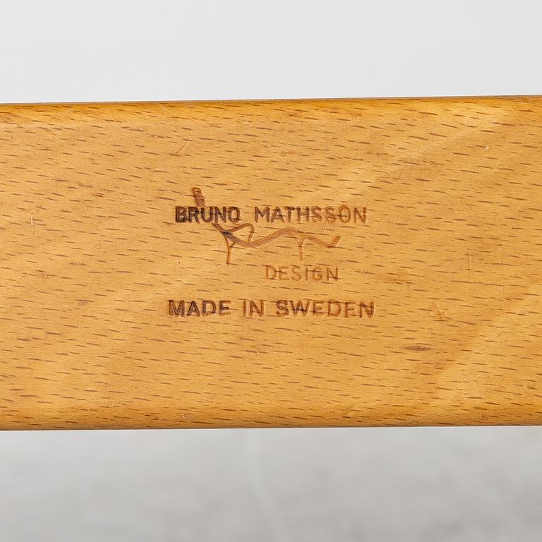 Bruno Mathsson, a pair of 'Eva' armchairs, Firma Karl Mathsson, Värnamo, 1959-62.