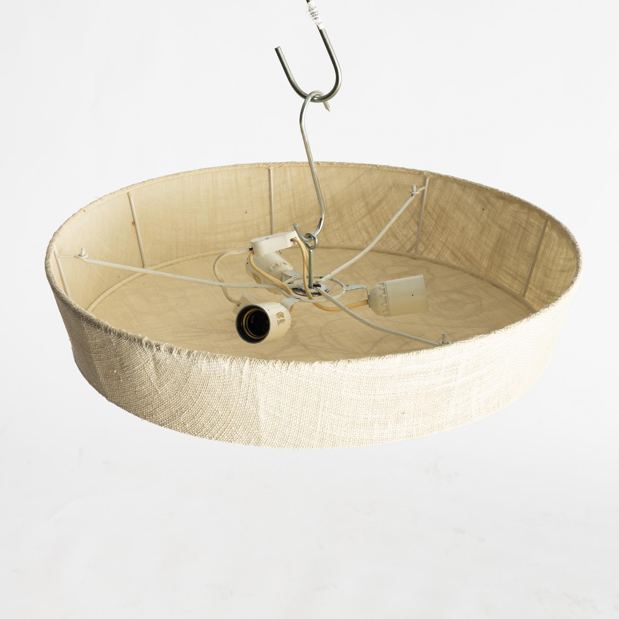 A ceiling light, 1960s/70s.