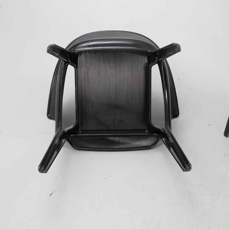 Ronan & Erwan Bouroullec, a set of four 'Papyrus' chairs, Kartell, Italy.