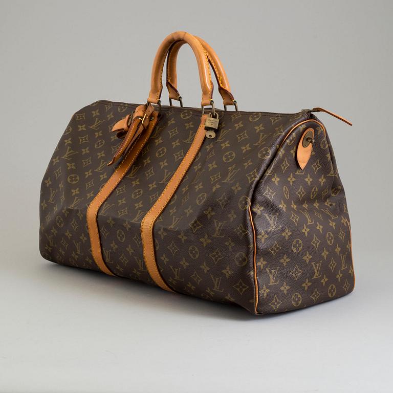 LOUIS VUITTON, "Keepall 50", weekendväska.