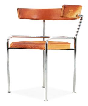 36. A Gunnar Asplund 'GA-1' chrome plated chair, Källemo post 1988.