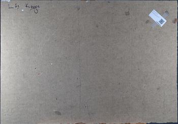 LIIS KOGER, olja på skiva, signerad a tergo.