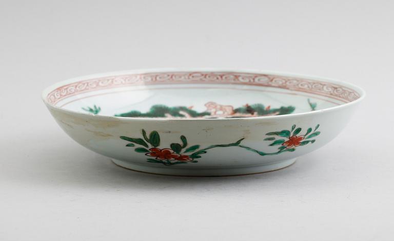 FAT, porslin, Kina, möjligen Kangxi.