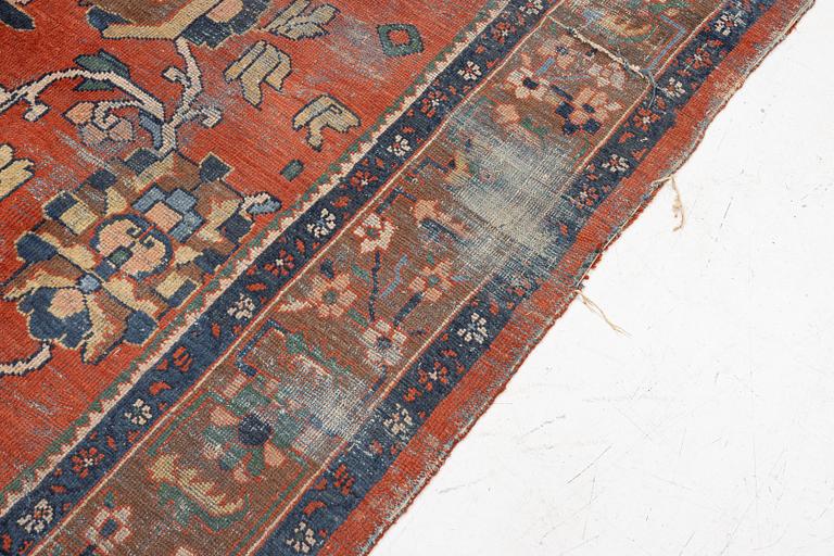 Matta, antik Mahal Västra Persien, ca 390 x 267 cm.