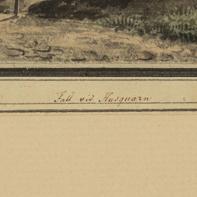Carl Magnus af Robson, watercolour, signed.