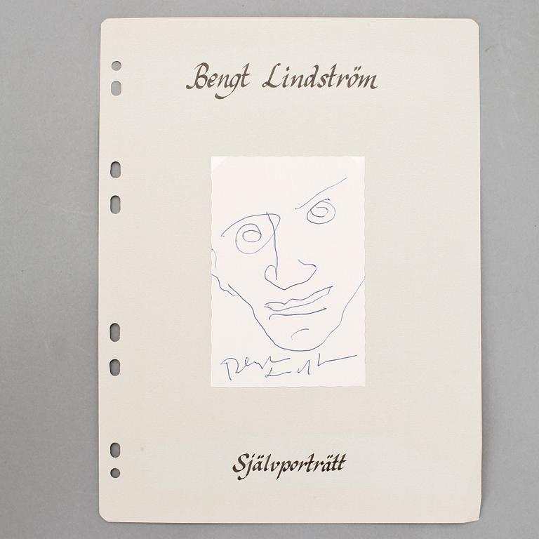 BENGT LINDSTRÖM, teckning, sign.