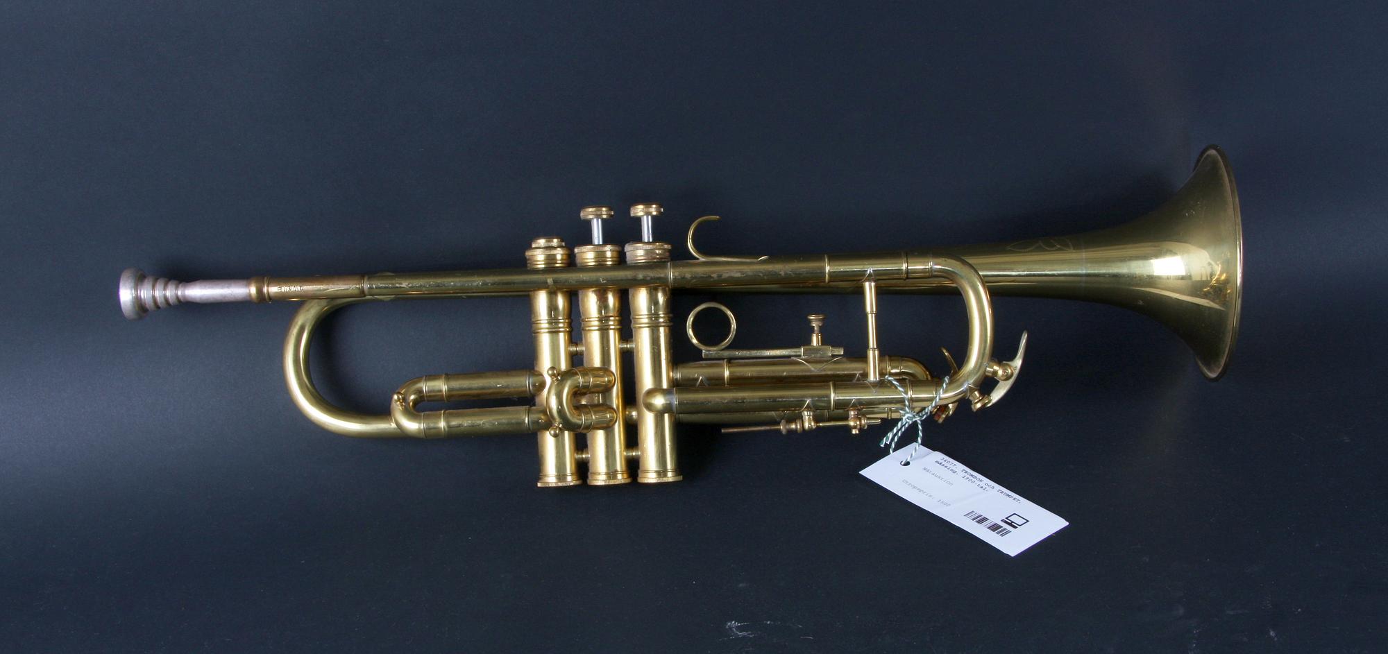 TROMBON och TRUMPET, mässing, 1900-tal.