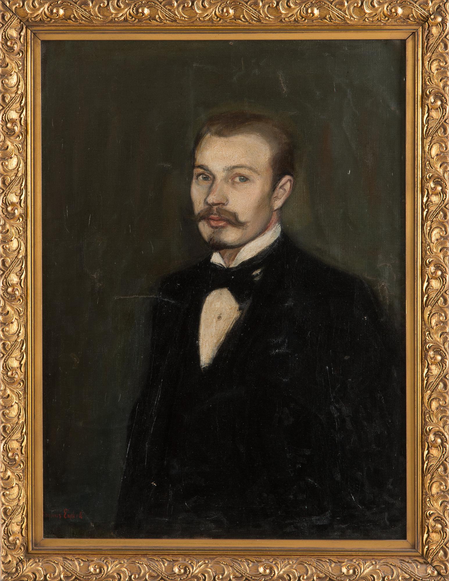 Magnus Enckell, Portrait of a man.