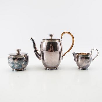 Coffee service 3 dl GAB silver-plated, 1940s.