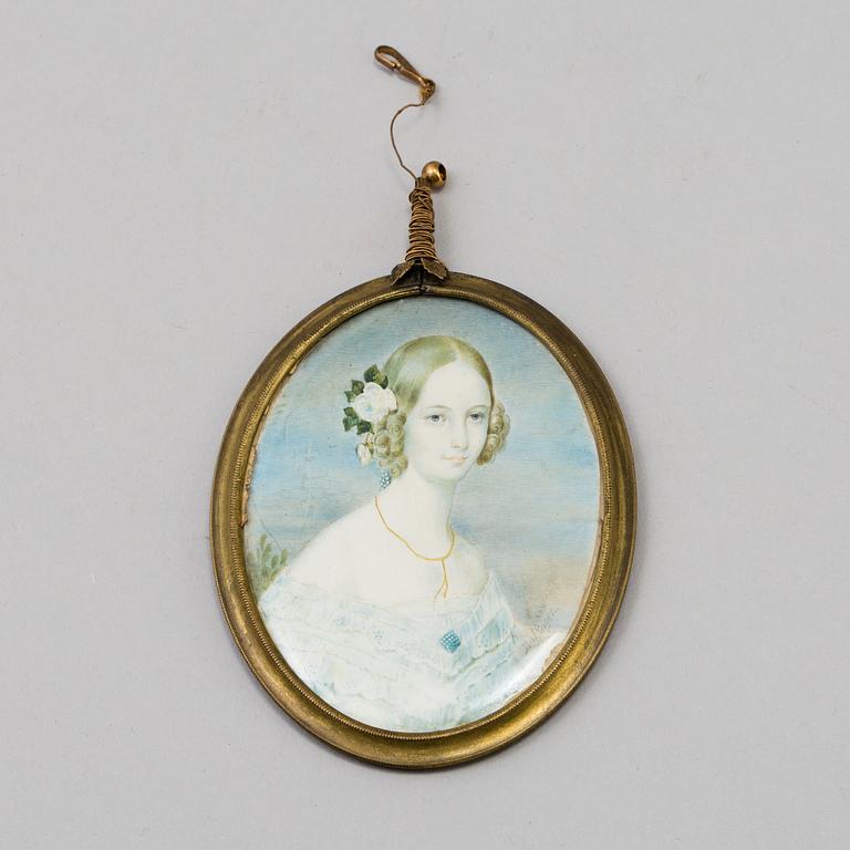 MORITZ MICHAEL DAFFINGER, portrait miniature, signed Daffinger.
