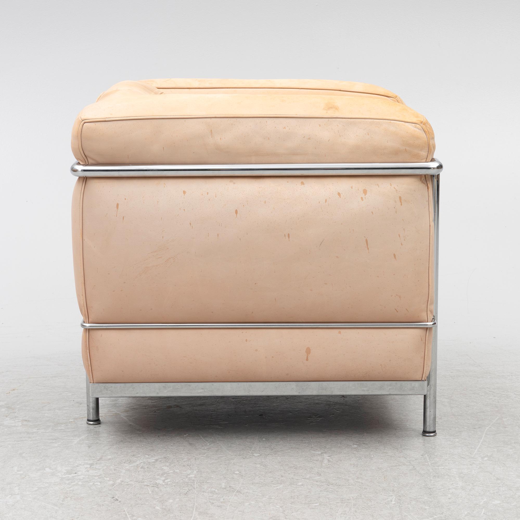 Le Corbusier (Charles-Édouard Jeanneret), , Pierre Jeanneret & Charlotte Perriand, fåtölj, "LC2", Cassina, Italien.