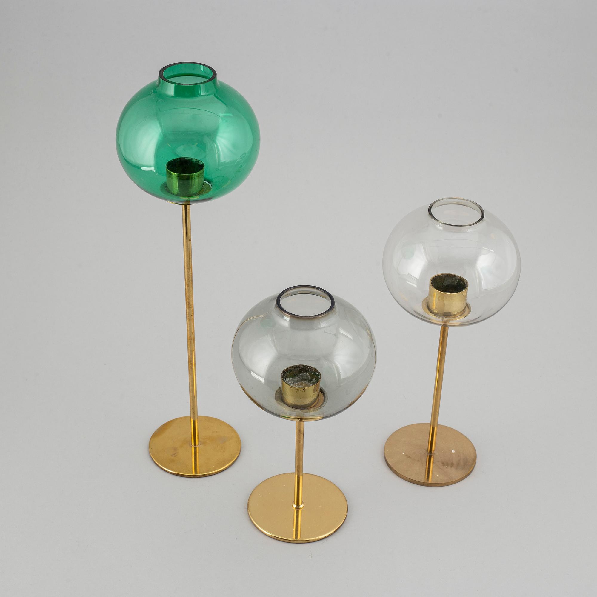 HANS-AGNE JAKOBSSON, ljuslyktor, 3 st.