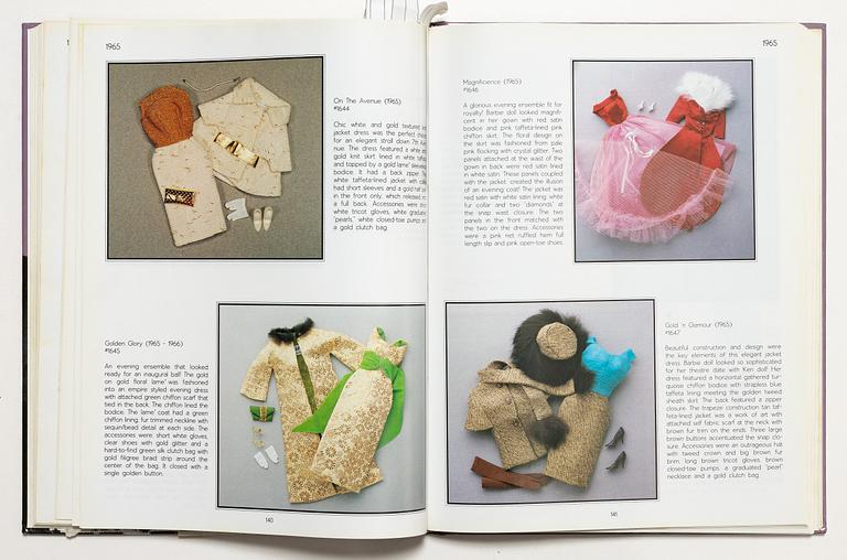 Barbie dolls, 4 pcs, along with clothes and accessories, Mattel, 1960s.