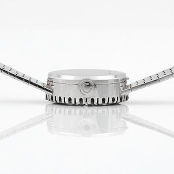 DAMUR, vitguld 18K, Certina, med diamantkrans, 1960-70-tal. Vikt tot ca 24 gram.